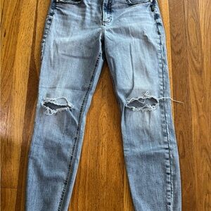 Silver Jeans Women's Light Blue Skinny Jeans Size 30W